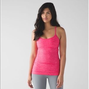 Lululemon Hot Pink Power Y Tank